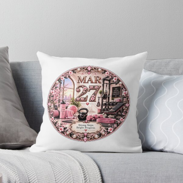 Item preview, March 27 Fitness Birthday Design designed and sold by LunaMoments.