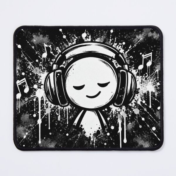 Item preview, Chill Music Headphones Splash Art designed and sold by Qenlo.