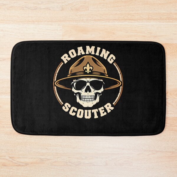 Item preview, Roaming Scouter Skull Scout Master Outdoor Adventure designed and sold by slmfams.