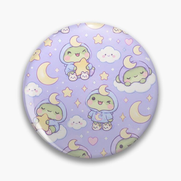 Item preview, Kawaii Frog Moon Hoodie Pattern designed and sold by Soft Berry Studio.