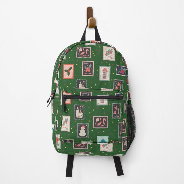 Item preview, Christmas Stamps & Dots on Forest Green  designed and sold by KSimpson838.