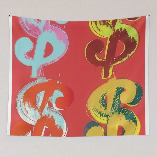 Item preview, Dollar Sign Quad (F. & S. II.282) - Print by Andy Warhol designed and sold by stevengrossman.