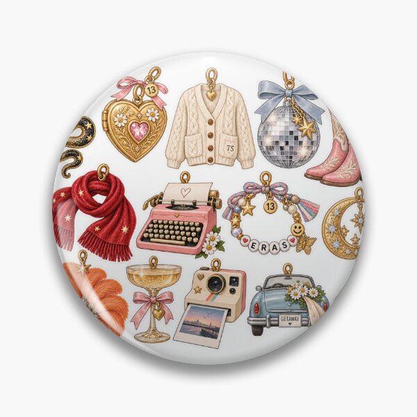 Item preview, Copy of Swiftie Eras Charm Sticker Pack – Taylor Inspired Icons, Cardigan, Mirrorball, Snake, Getaway Car & Showgirl designed and sold by taylorvinyls.