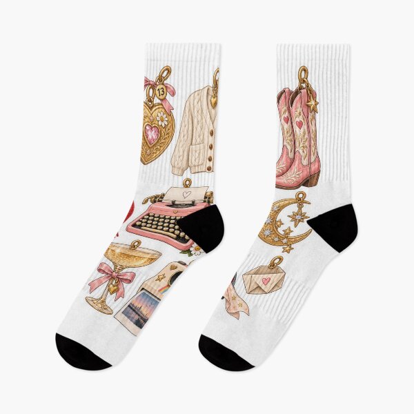 Artikelvorschau, Kopie des Swiftie Eras Charm Sticker Packs – Taylor-inspirierte Symbole, Cardigan, Spiegelkugel, Schlange, Fluchtauto & Showgirl entworfen und verkauft von taylorvinyls.