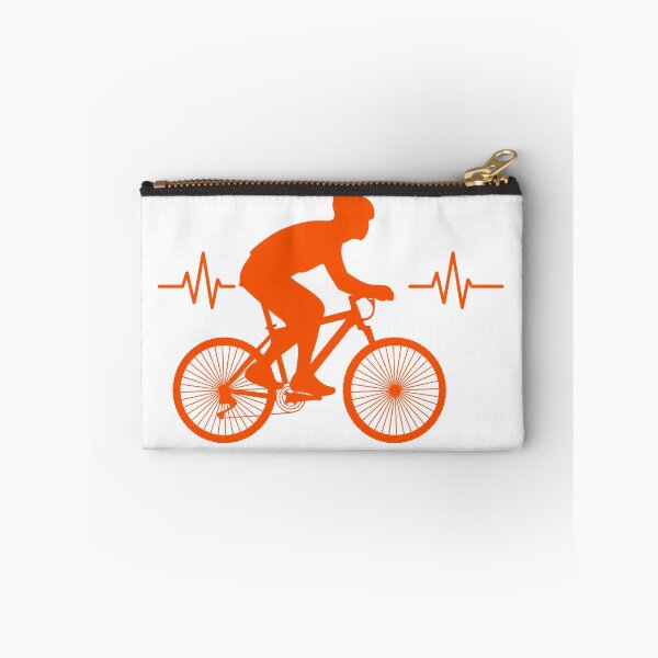 Item preview, Cyclist Heartbeat Silhouette Design | Bicycle Rider Heart Rate Art | Gift For Cyclist And Biker designed and sold by StyxIND.