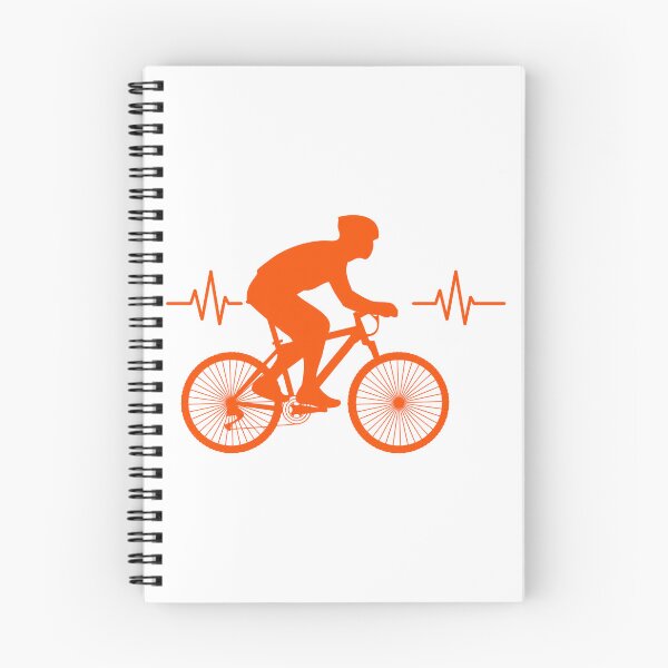 Item preview, Cyclist Heartbeat Silhouette Design | Bicycle Rider Heart Rate Art | Gift For Cyclist And Biker designed and sold by StyxIND.