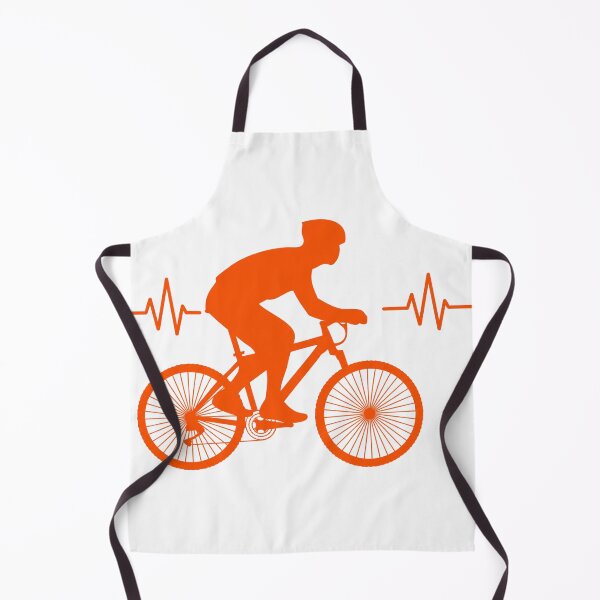 Item preview, Cyclist Heartbeat Silhouette Design | Bicycle Rider Heart Rate Art | Gift For Cyclist And Biker designed and sold by StyxIND.