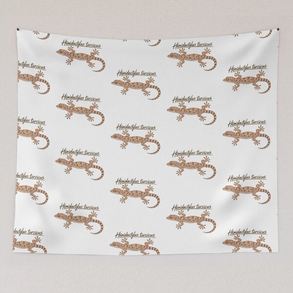 Item preview, Mediterranean House Gecko – Hemidactylus turcicus Field Guide Sketch designed and sold by threadandfangs.