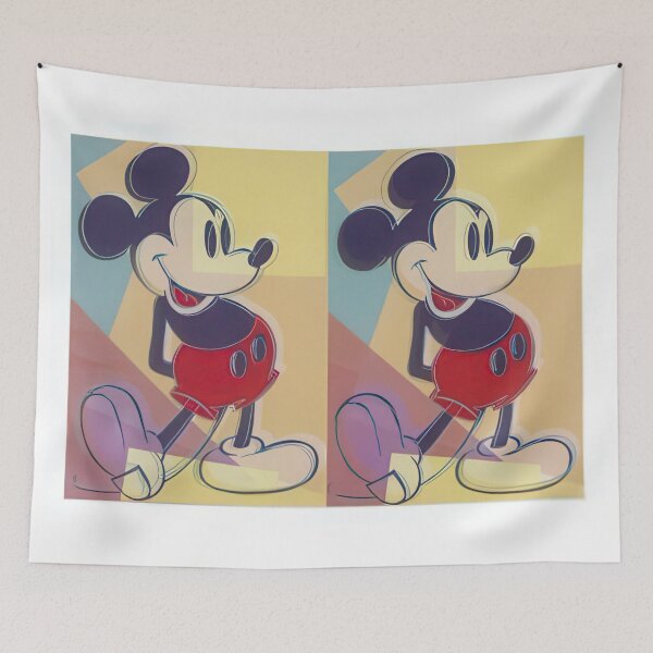 Item preview, Double Mickey Mouse - Print by Andy Warhol designed and sold by stevengrossman.