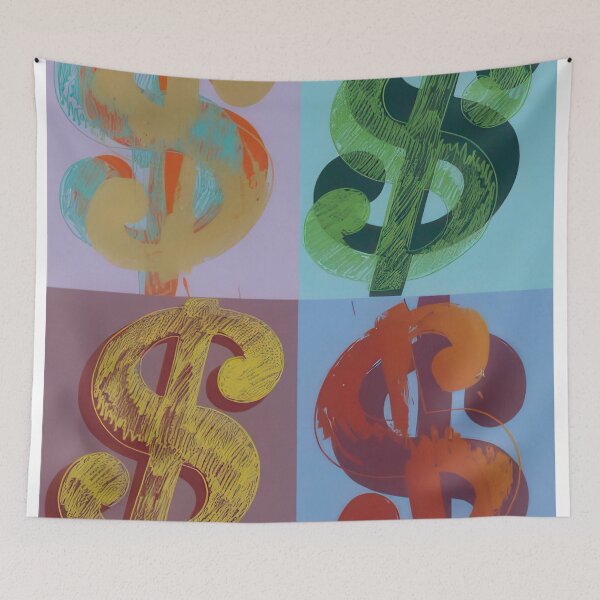Item preview, Dollar Sign Quad (F. & S. II.283) - Print by Andy Warhol designed and sold by stevengrossman.