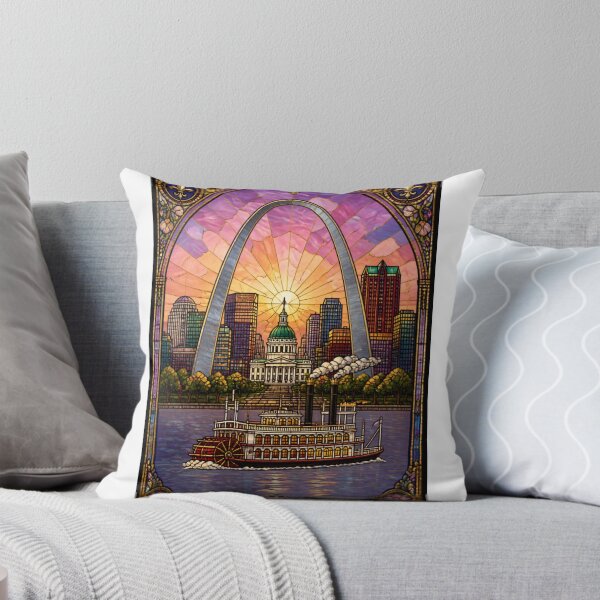 Item preview, Stained glass view of St. Louis MO. designed and sold by BigDaddysmerch.