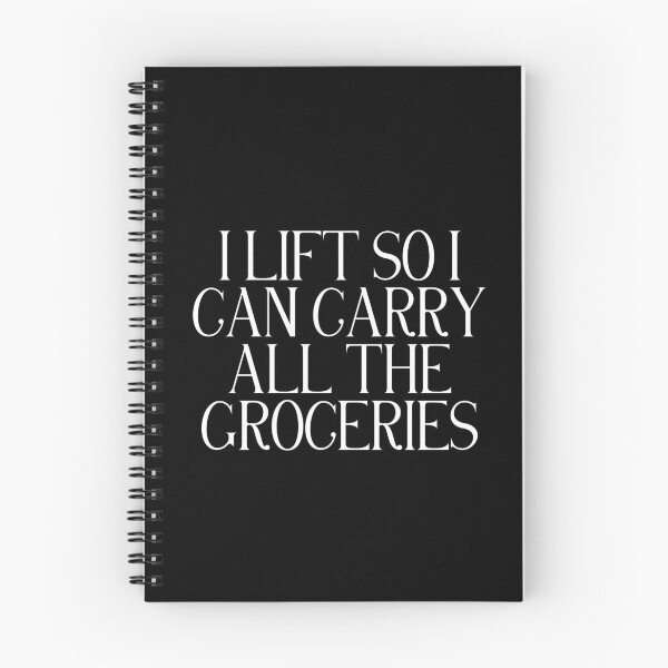 Item preview, Funny Weightlifting Grocery | I Lift So I Can Carry All The Groceries | Gym Humor Fitness Gift designed and sold by stylishdzign.