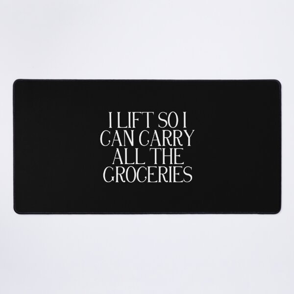Item preview, Funny Weightlifting Grocery | I Lift So I Can Carry All The Groceries | Gym Humor Fitness Gift designed and sold by stylishdzign.
