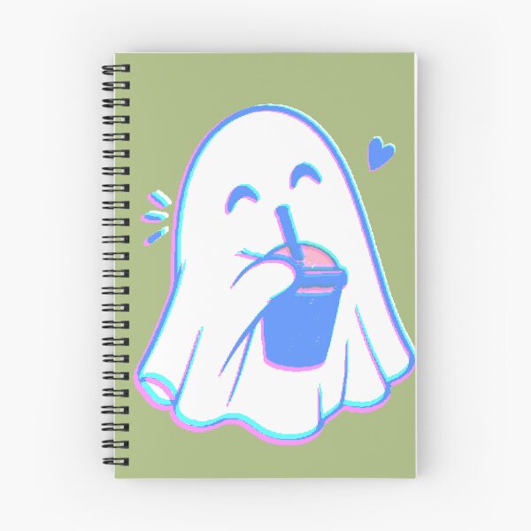 Item preview, Ghost Kawaii Bubble Tea Boba T-Shirt Cute Halloween Neon designed and sold by AstronautMerch.