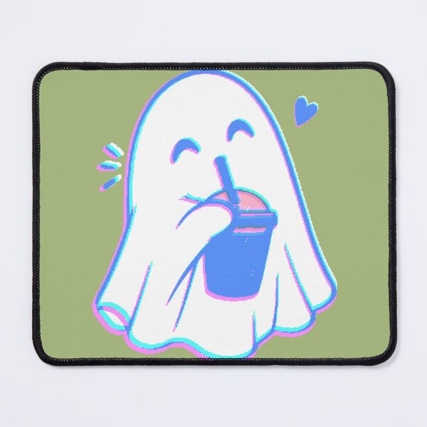 Item preview, Ghost Kawaii Bubble Tea Boba T-Shirt Cute Halloween Neon designed and sold by AstronautMerch.