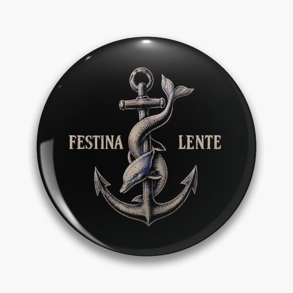 Artikelvorschau, Festina Lente Anchor Dolphin entworfen und verkauft von FieldsnancyArts.