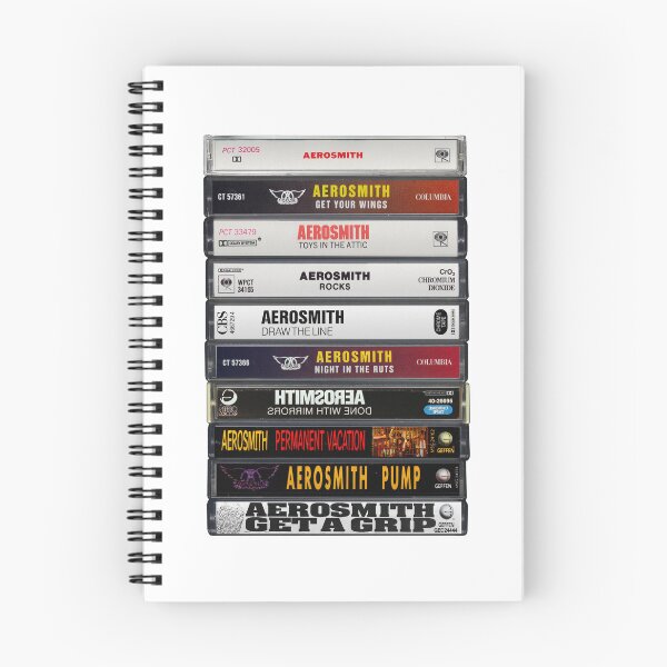 Item preview, Aerosmith - Collected Albums, Vintage Cassette Print designed and sold by Mr Mustard Prints.