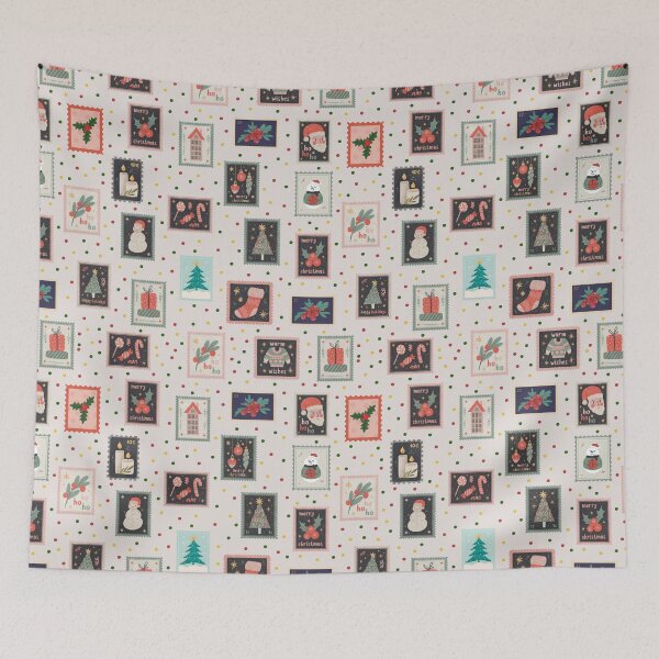 Item preview, Christmas Stamps & Dots on Cream  designed and sold by KSimpson838.