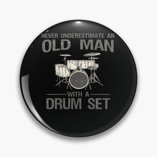 Item preview, Never Underestimate An Old Man With A Drum Set Funny Drummer Gift designed and sold by slmfams.
