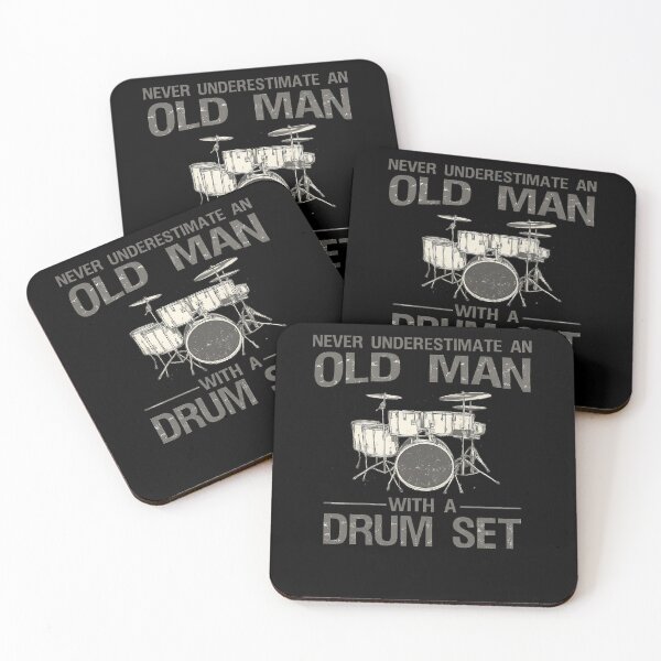 Item preview, Never Underestimate An Old Man With A Drum Set Funny Drummer Gift designed and sold by slmfams.