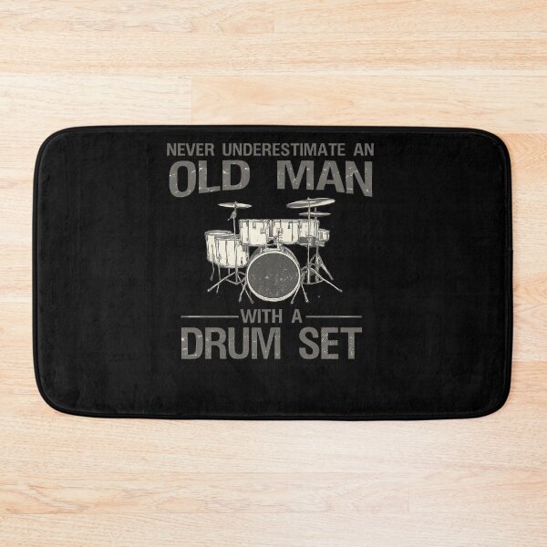Item preview, Never Underestimate An Old Man With A Drum Set Funny Drummer Gift designed and sold by slmfams.