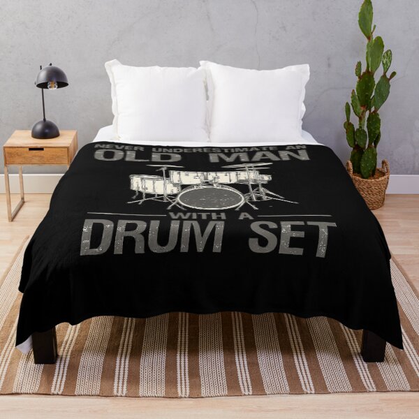 Item preview, Never Underestimate An Old Man With A Drum Set Funny Drummer Gift designed and sold by slmfams.