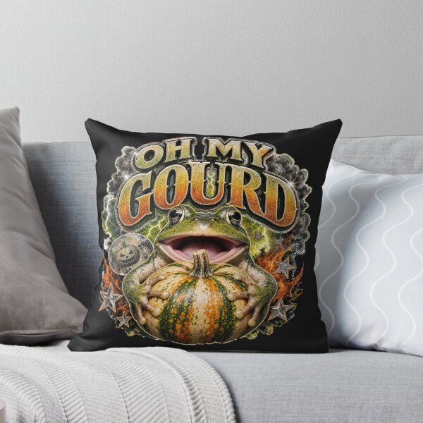 Item preview, Oh My Gourd Realistic Frog T-Shirt | Funny Autumn Pumpkin Toad Warm Orange Fall Gift designed and sold by illeN-Art-World.