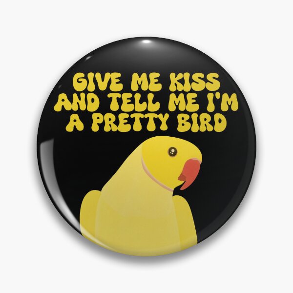 Item preview, Give me Kiss and Tell me I'm a Pretty Bird - Yellow Ringneck designed and sold by FandomizedRose.