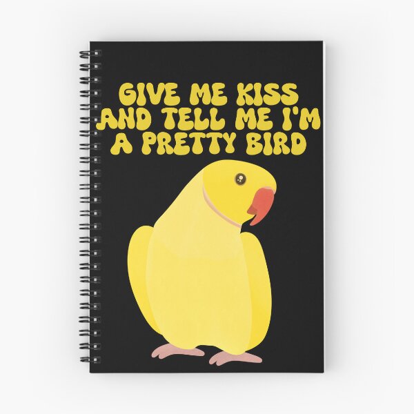 Item preview, Give me Kiss and Tell me I'm a Pretty Bird - Yellow Ringneck designed and sold by FandomizedRose.