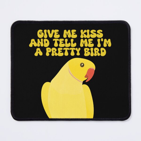 Item preview, Give me Kiss and Tell me I'm a Pretty Bird - Yellow Ringneck designed and sold by FandomizedRose.
