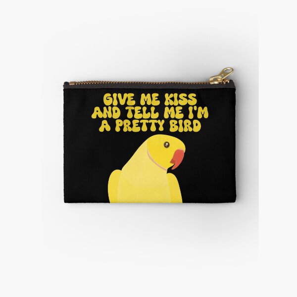 Item preview, Give me Kiss and Tell me I'm a Pretty Bird - Yellow Ringneck designed and sold by FandomizedRose.