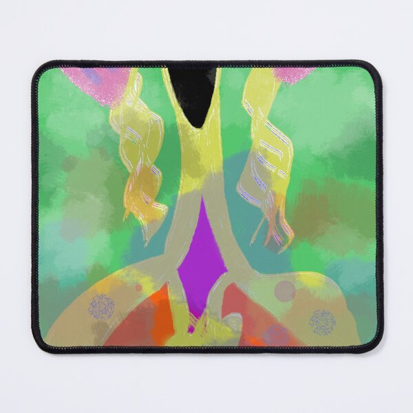 Item preview, Avant-Garde Abstract Lady in Pink Sun Hat designed and sold by AWADHESH CHAURASIA.