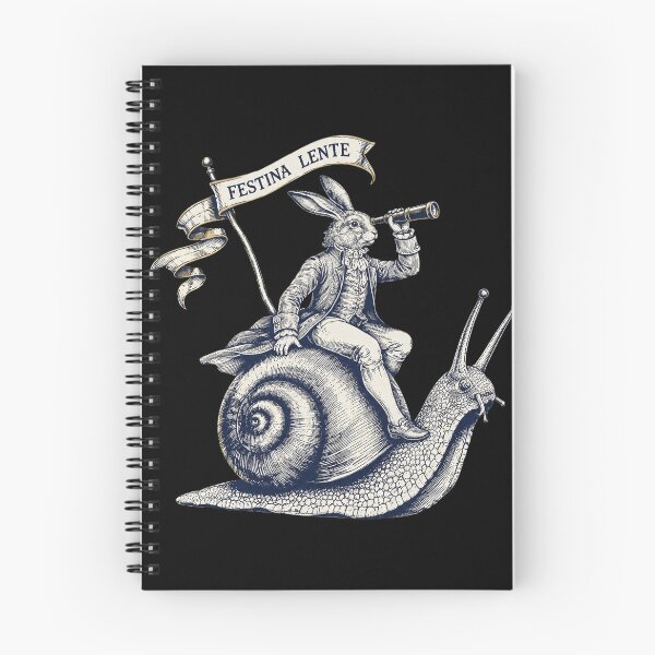 Item preview, Festina Lente Rabbit designed and sold by FieldsnancyArts.