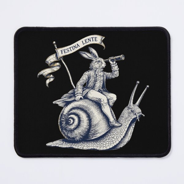 Item preview, Festina Lente Rabbit designed and sold by FieldsnancyArts.