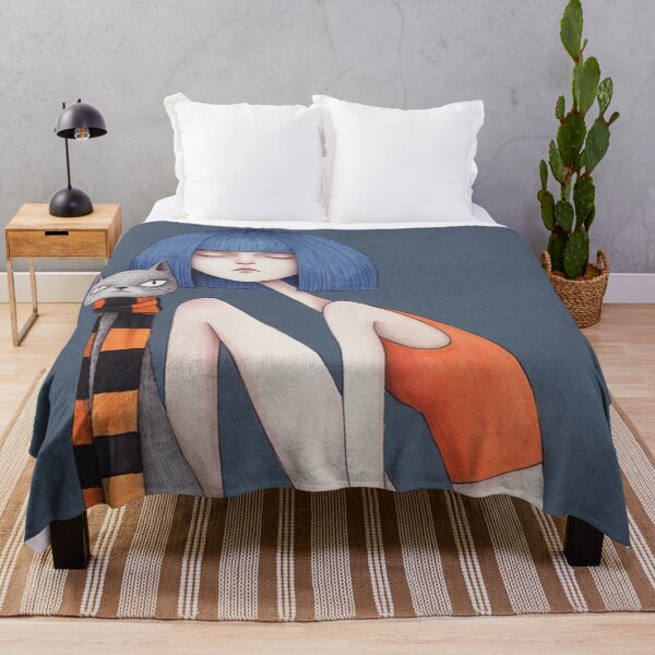 Item preview, Whimsical Patchwork Girl Watercolor Illustration designed and sold by NatArtSA.