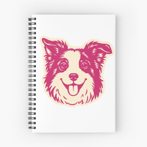 Item preview, Cute Border Collie Portrait Illustration designed and sold by mafervicenttin.