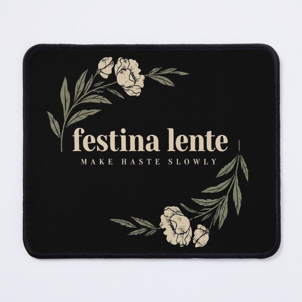 Item preview, Festina Lente Botanical designed and sold by FieldsnancyArts.
