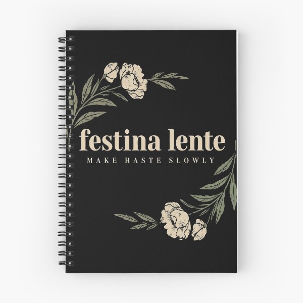 Item preview, Festina Lente Botanical designed and sold by FieldsnancyArts.
