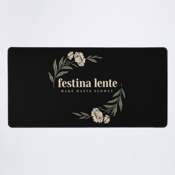 Item preview, Festina Lente Botanical designed and sold by FieldsnancyArts.
