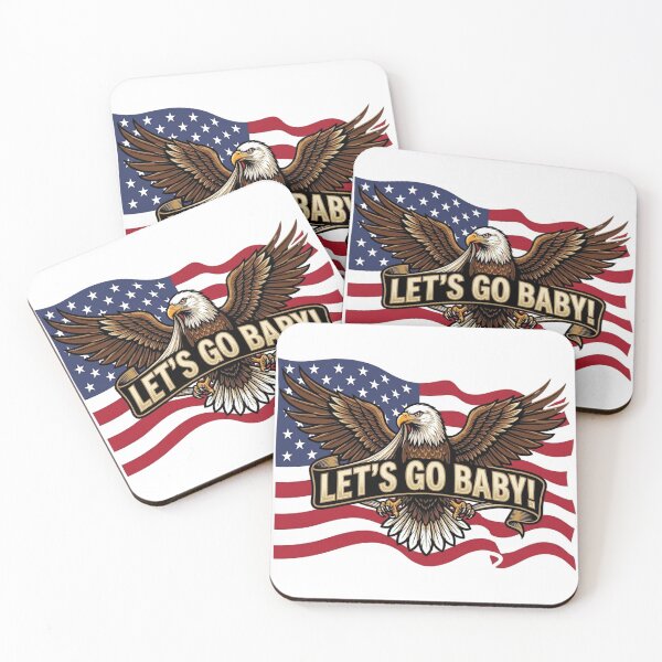 Item preview, Let's Go Baby American Pride design designed and sold by Mad Apparel.