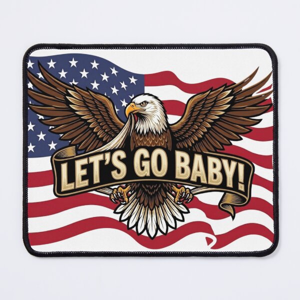 Item preview, Let's Go Baby American Pride design designed and sold by Mad Apparel.