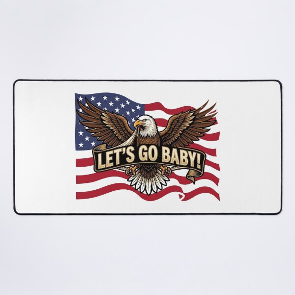 Item preview, Let's Go Baby American Pride design designed and sold by Mad Apparel.