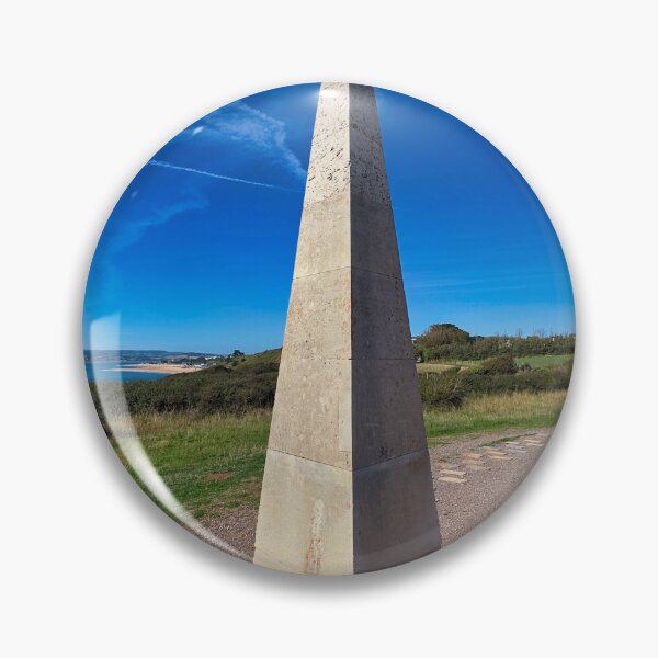 Item preview, Jurassic Coast Geoneedle Monument | Exmouth Devon Coastal Photography designed and sold by leonwoods.