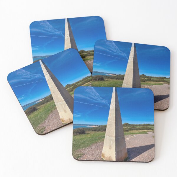 Item preview, Jurassic Coast Geoneedle Monument | Exmouth Devon Coastal Photography designed and sold by leonwoods.