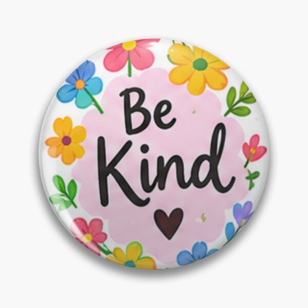 Item preview, Be Kind Floral Inspirational Sticker – Positive Vibes Cute Flower Design designed and sold by LearnFunStore.