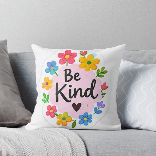 Item preview, Be Kind Floral Inspirational Sticker – Positive Vibes Cute Flower Design designed and sold by LearnFunStore.