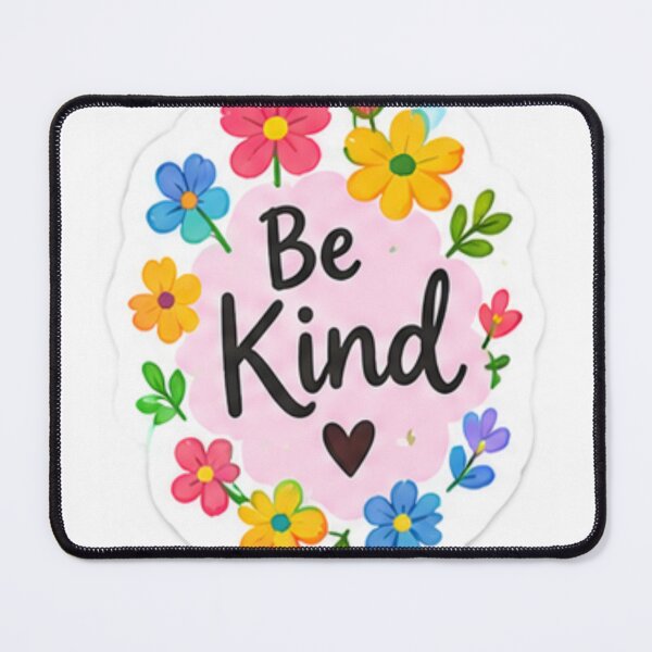 Item preview, Be Kind Floral Inspirational Sticker – Positive Vibes Cute Flower Design designed and sold by LearnFunStore.