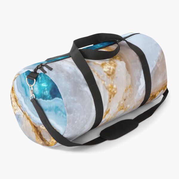 Item preview, Blue Agate Geode with Gold Veins — Crystal Mineral Marble Aesthetic designed and sold by LYAN-STORE.