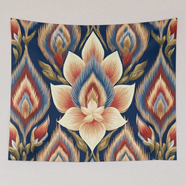 Item preview, Thai Jasmine Blossom Style Seamless Pattern designed and sold by scicilysimonee.