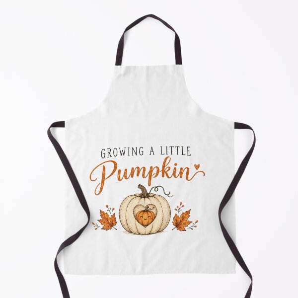 Item preview, growing a little pumpkin fall cute pumpkin harvest heart leaves designed and sold by DariaOltes.